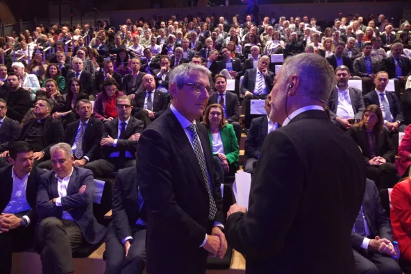 El presidente de la Diputación, Francisco Salado, en un momento de la gala